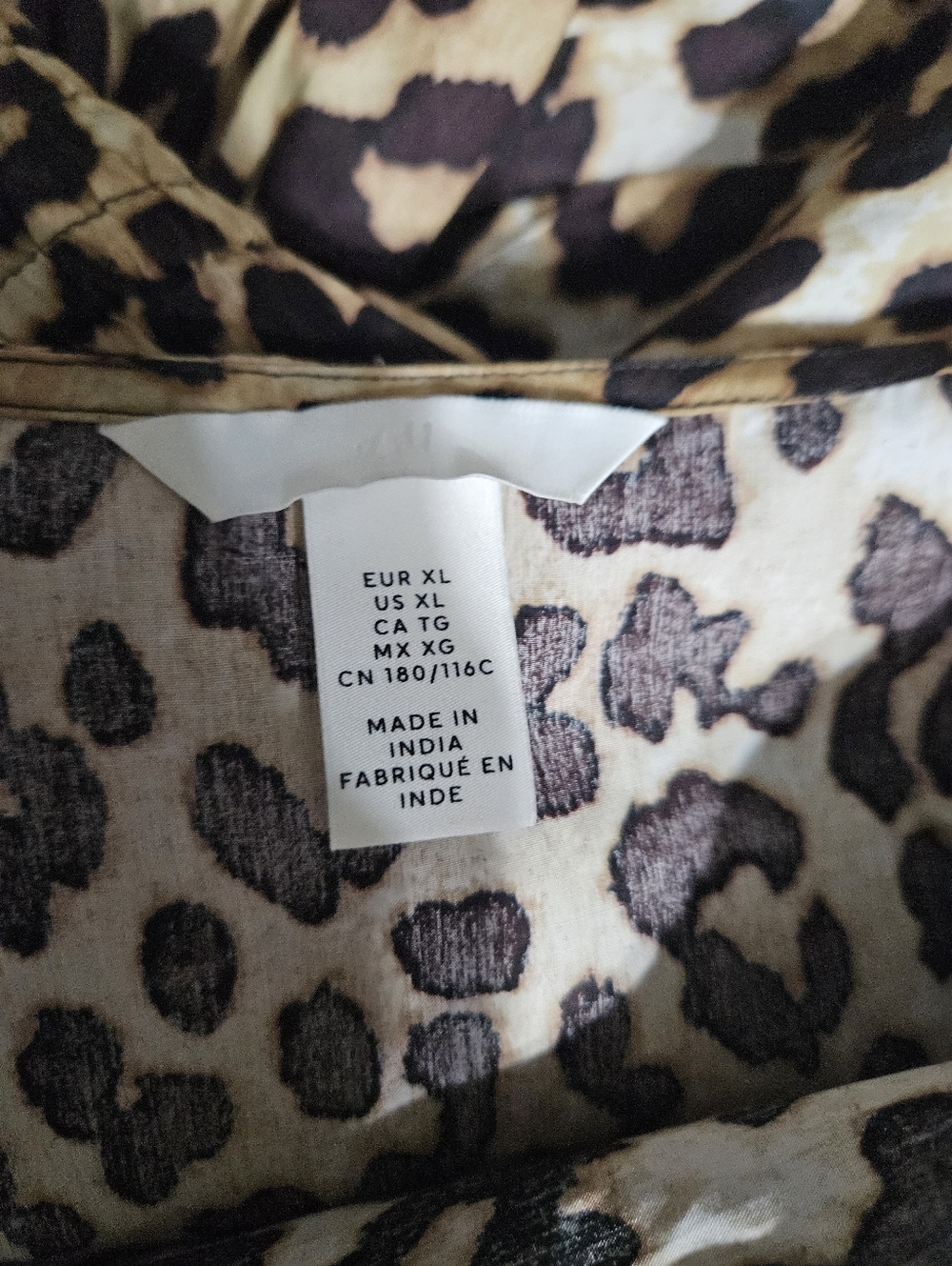 H&M Leopard Print Dress XL - Picture 4 of 4